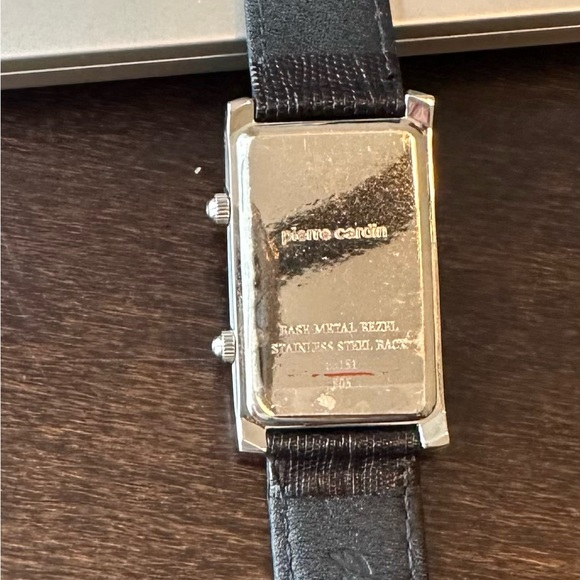 Pierre Cardin Black Leather Watch VINTAGE main image 7